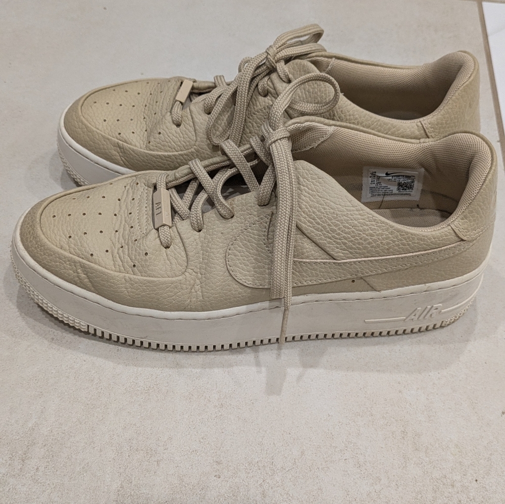 Tan Nike Air Force 1